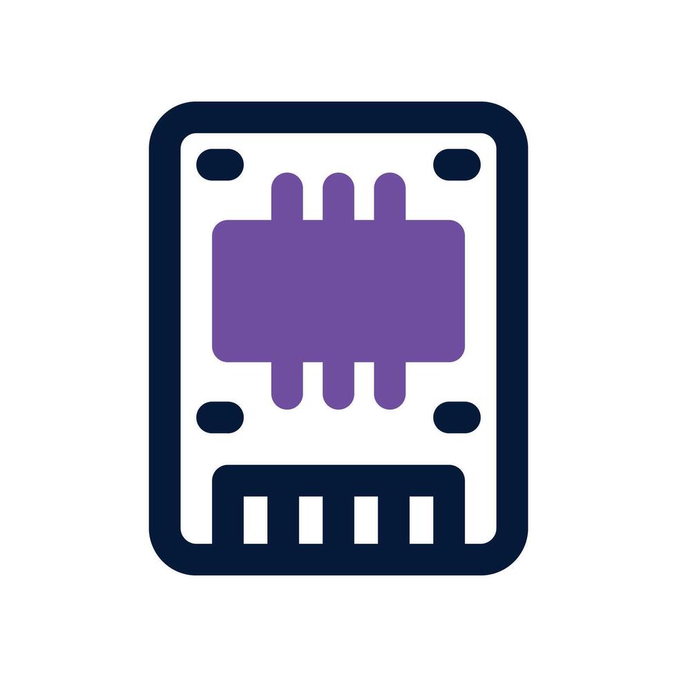 ssd icon. dual tone icon for your website, mobile, presentation, and logo design. vector