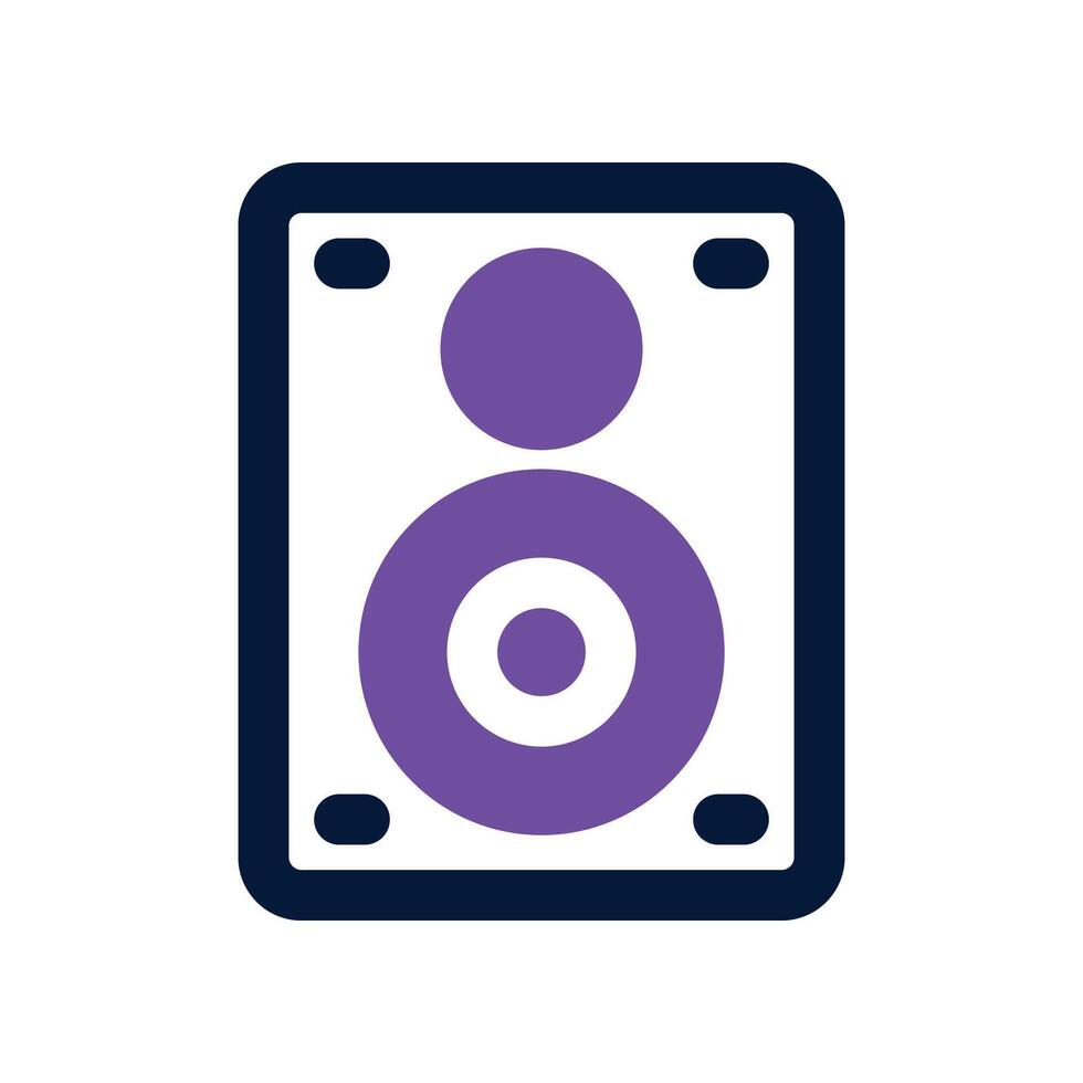 speaker icon. dual tone icon for your website, mobile, presentation, and logo design. vector