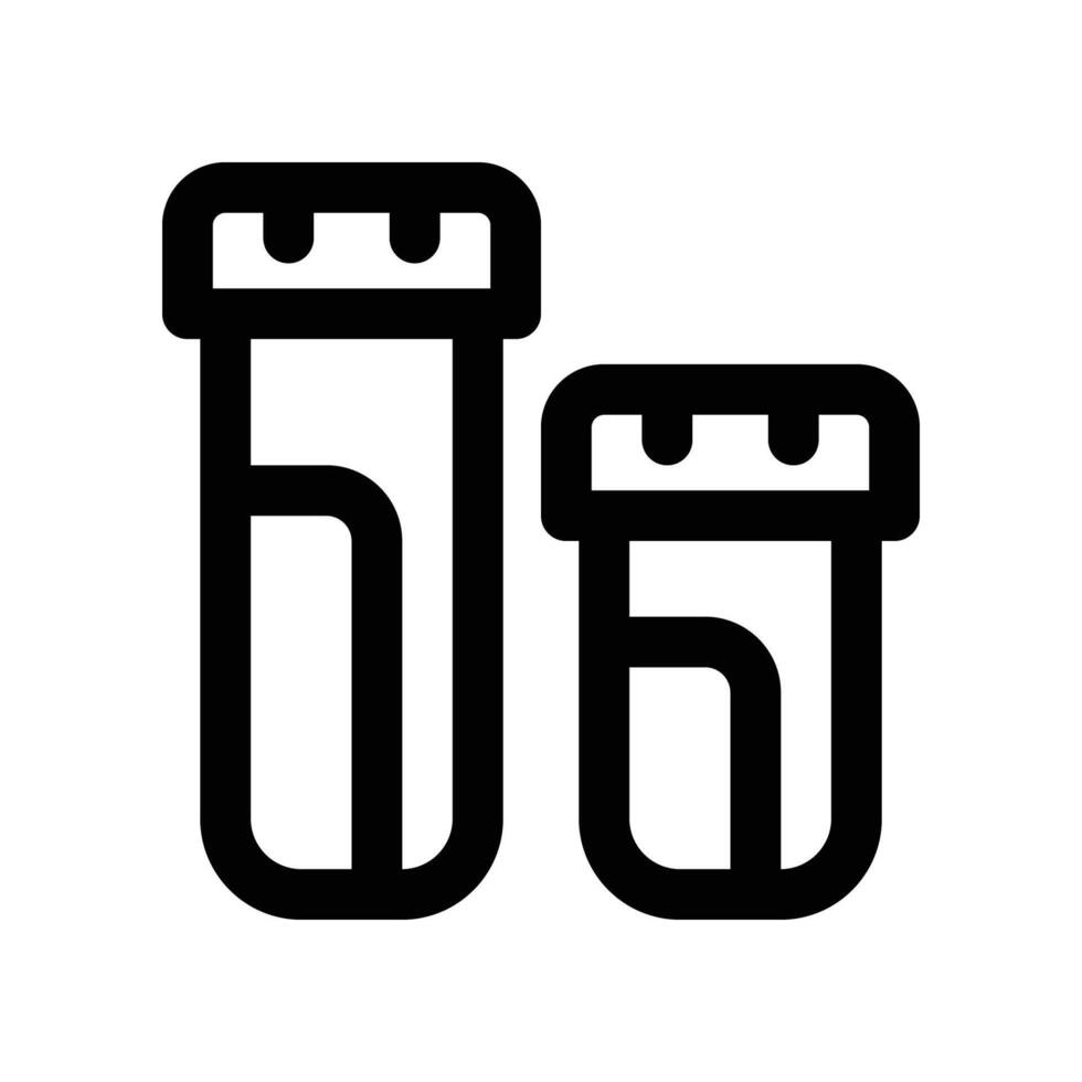 test tube icon. line icon for your website, mobile, presentation, and logo design. vector