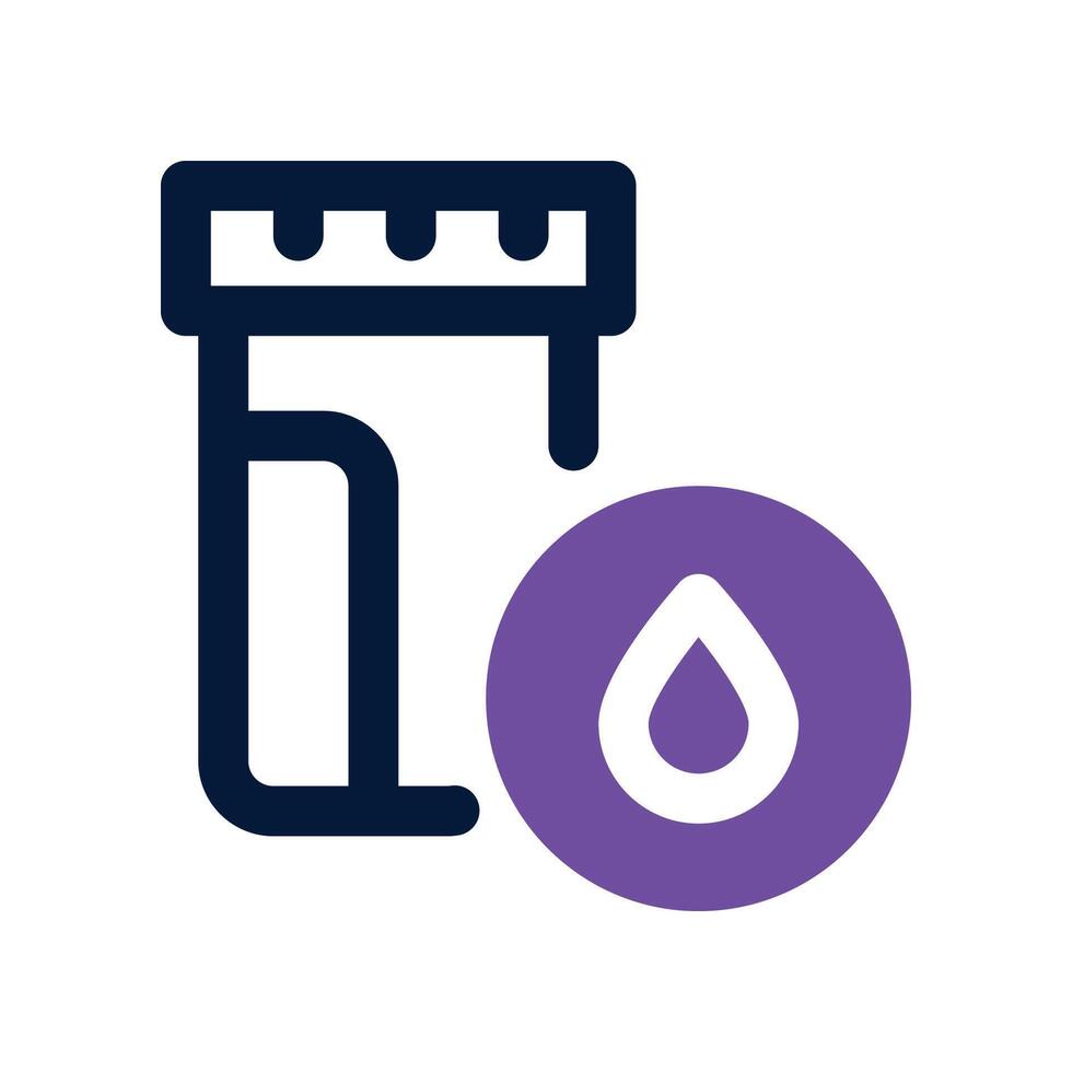 urine sample icon. dual tone icon for your website, mobile, presentation, and logo design. vector