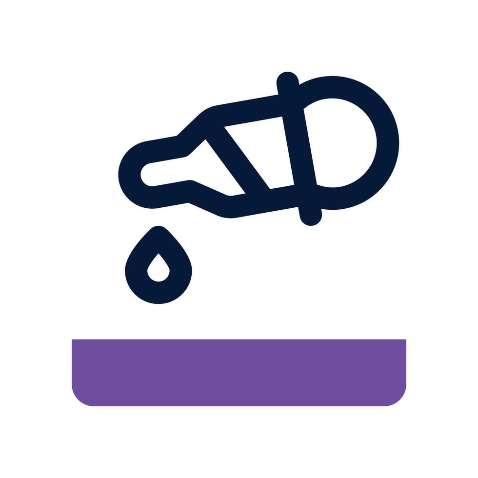 blood test icon. dual tone icon for your website, mobile, presentation, and logo design. vector