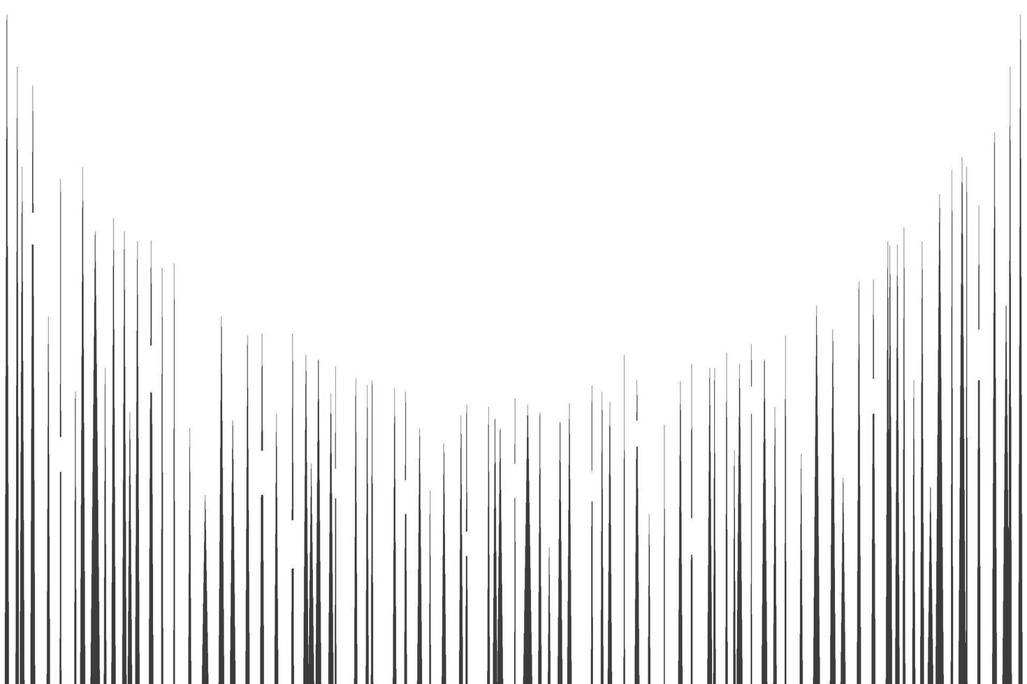 Vertical speed lines for comic manga book. Anime graphic halftone effect. Striped anime background. vector