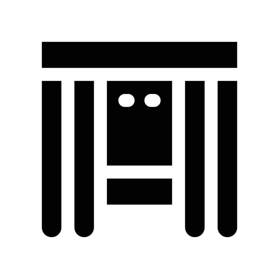 curtain icon. glyph icon for your website, mobile, presentation, and logo design. vector