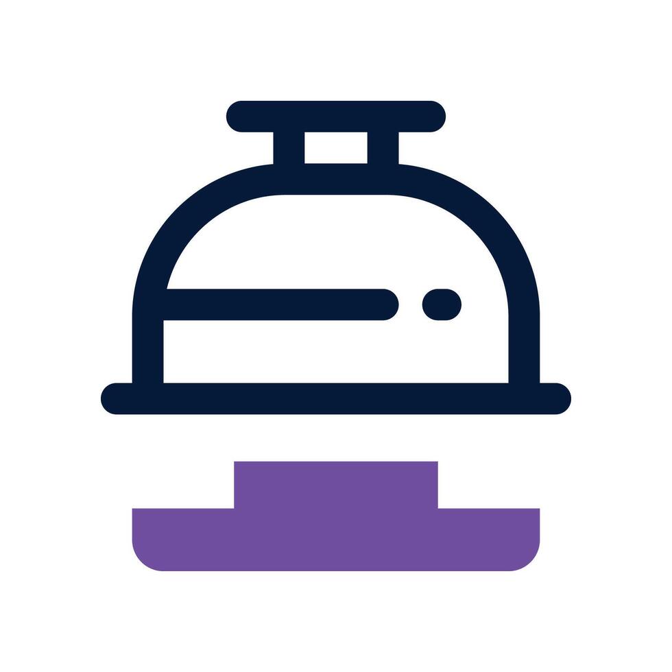 bell icon. dual tone icon for your website, mobile, presentation, and logo design. vector