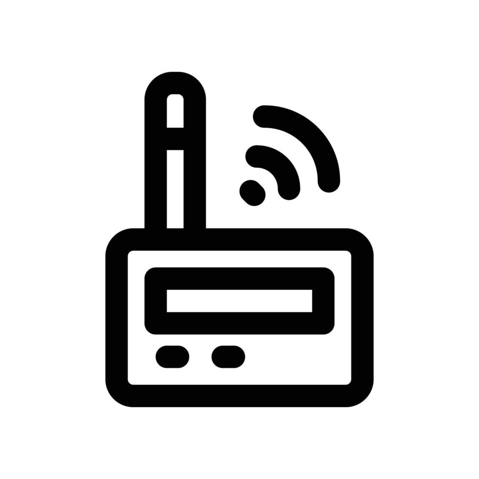 router icon. line icon for your website, mobile, presentation, and logo design. vector