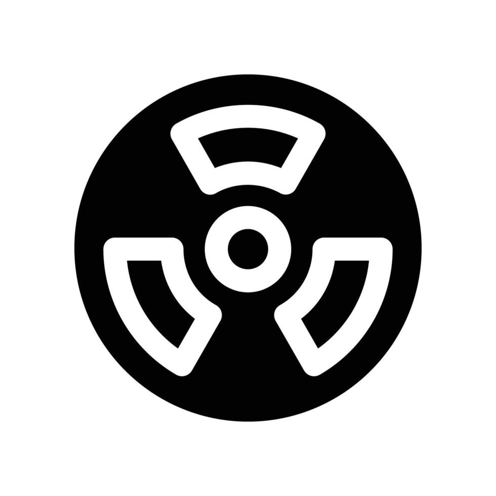 hazard icon. glyph icon for your website, mobile, presentation, and logo design. vector