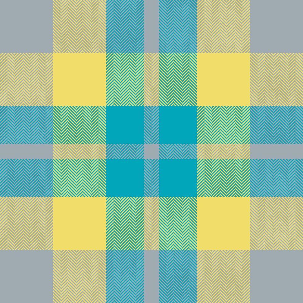 Plaid check pattern. Seamless fabric texture. Tartan textile print. vector