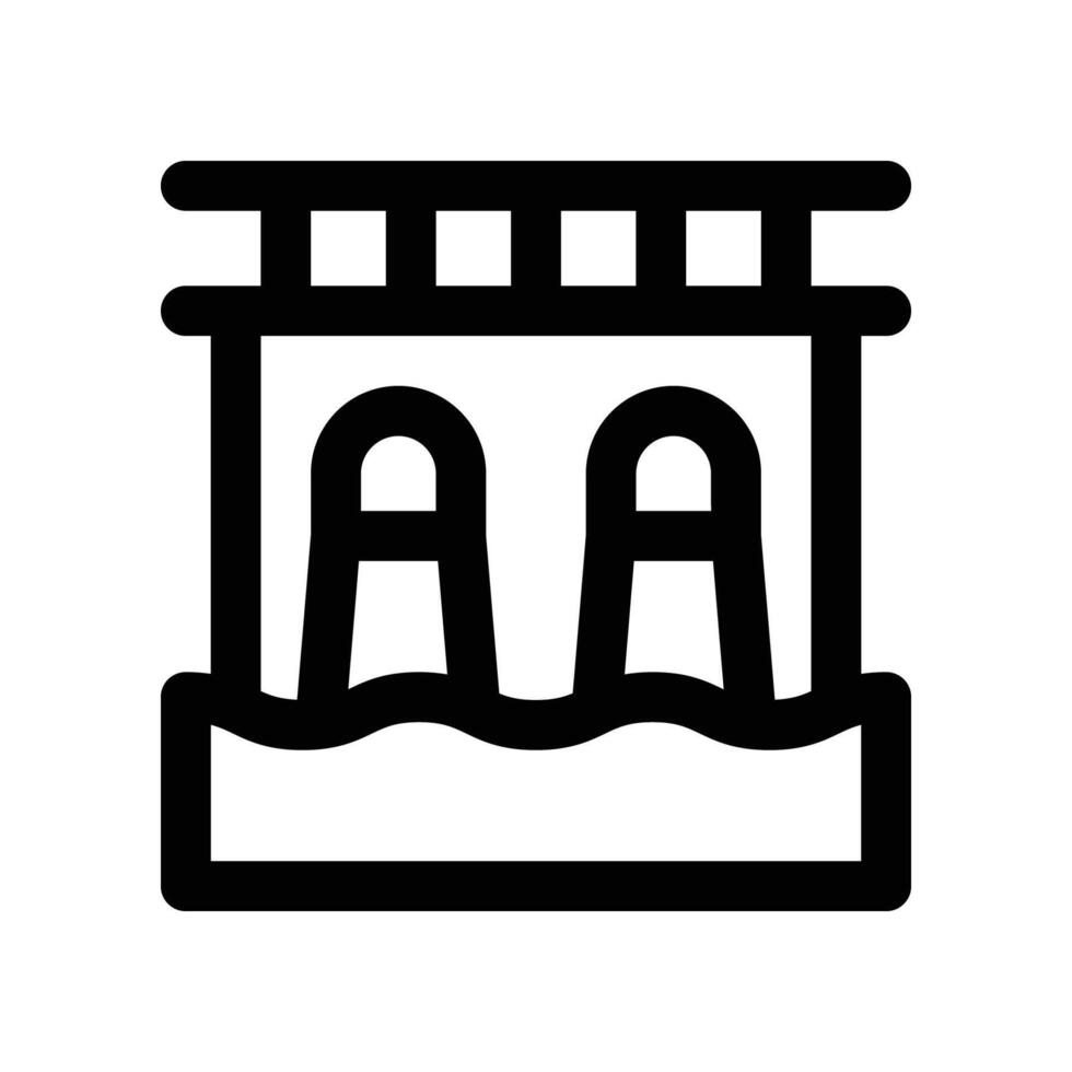hydro energy icon. line icon for your website, mobile, presentation, and logo design. vector