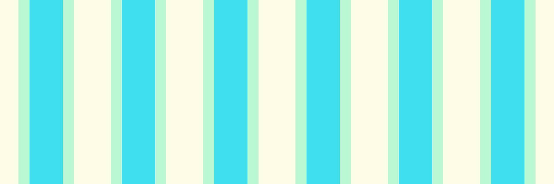 Hat seamless textile stripe, dining room texture lines . Ragged fabric pattern vertical background in light and cyan colors. vector