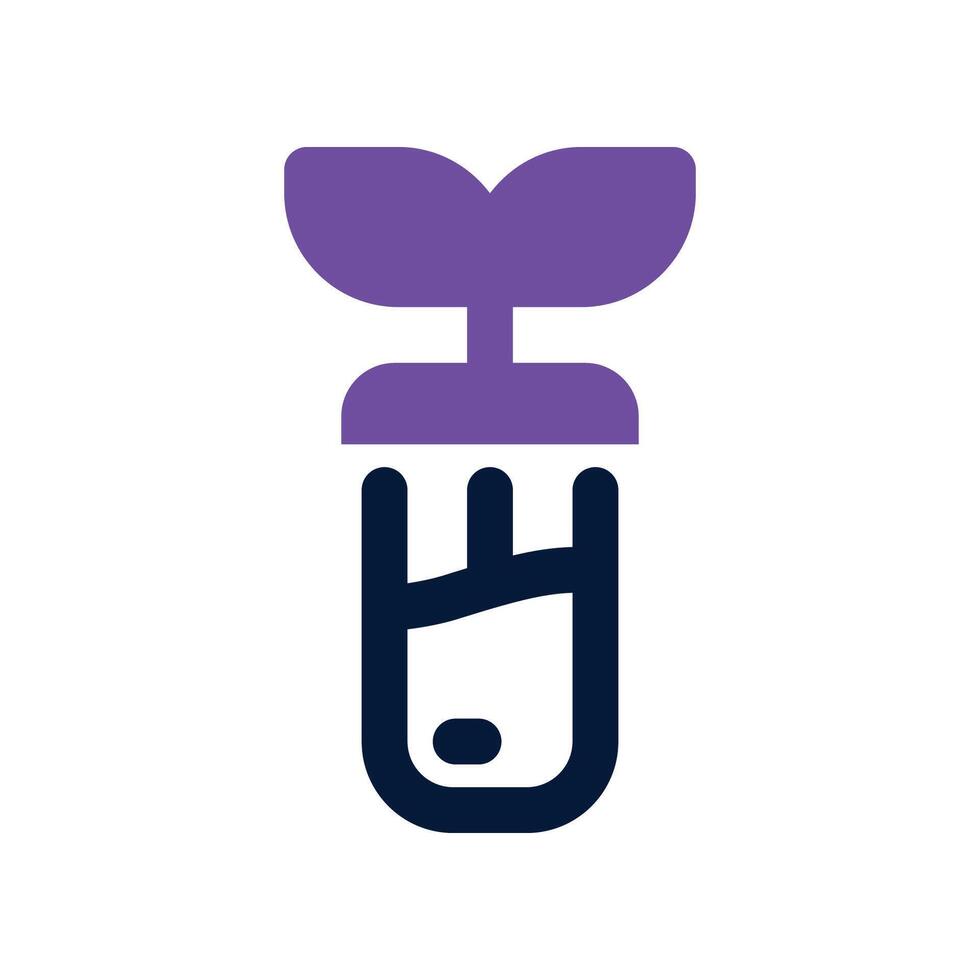 test tube icon. dual tone icon for your website, mobile, presentation, and logo design. vector