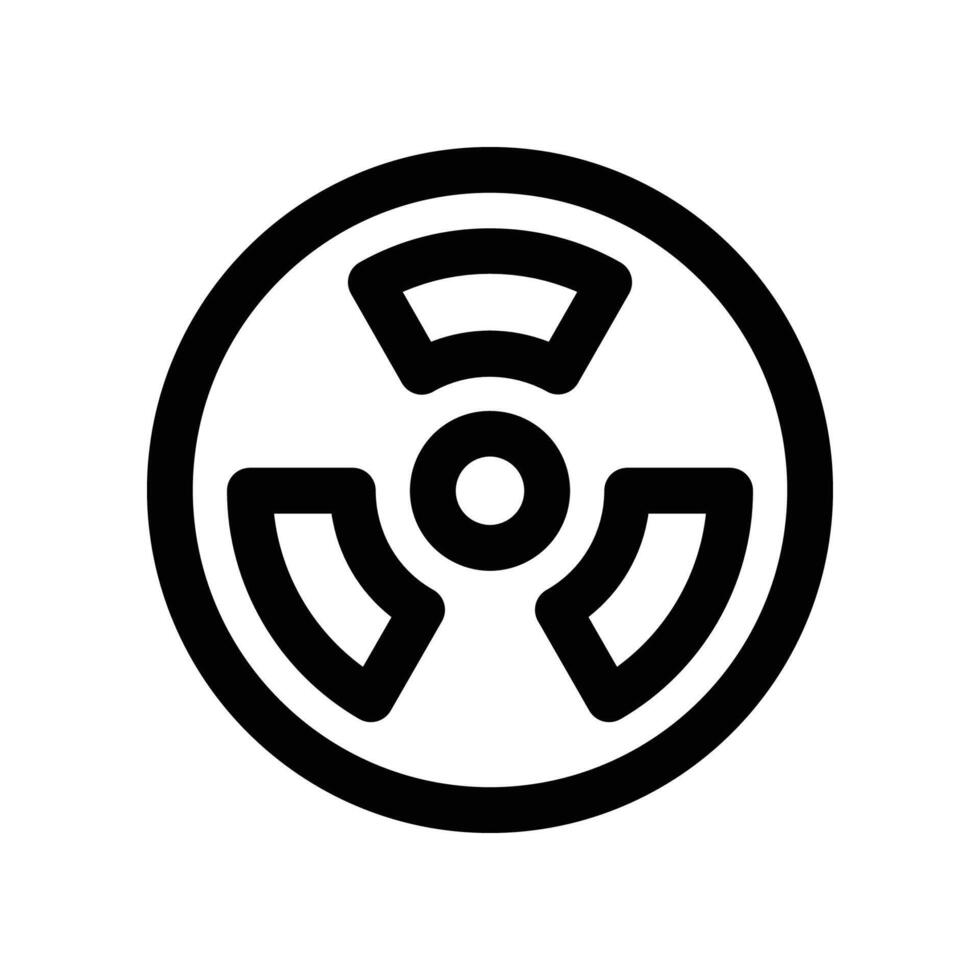 hazard icon. line icon for your website, mobile, presentation, and logo design. vector