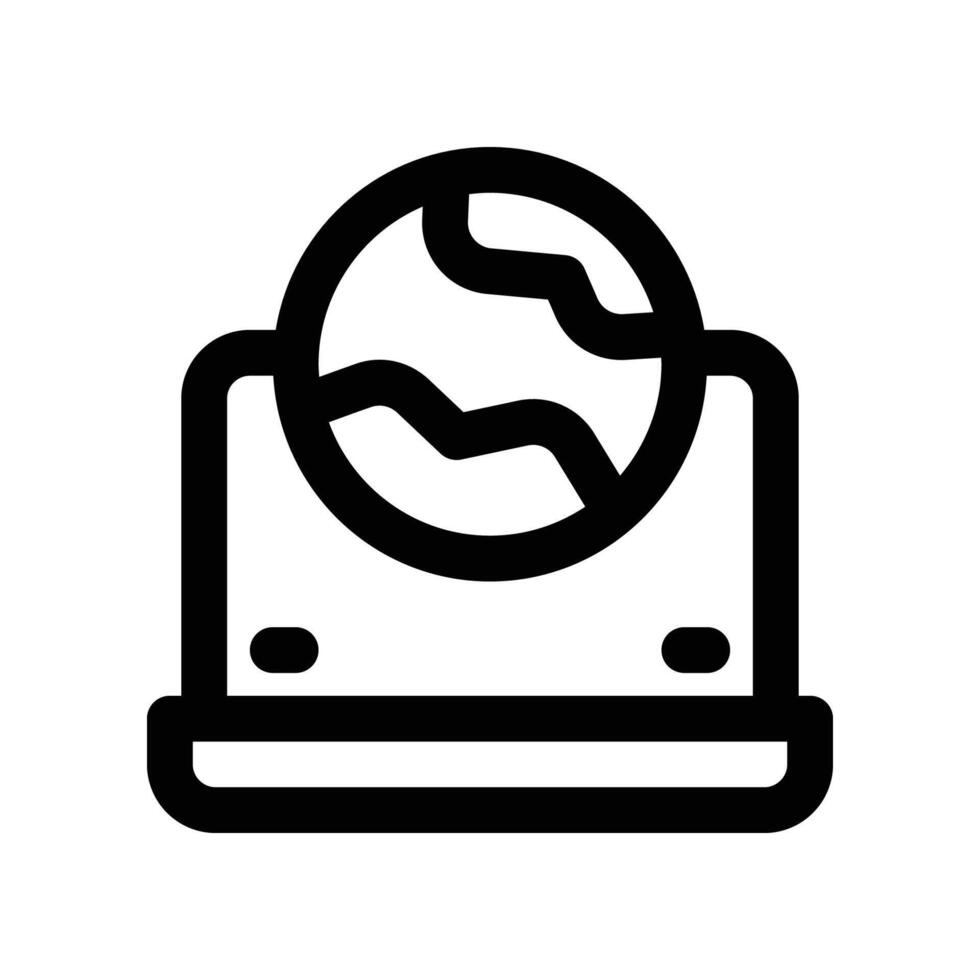 deployment icon. line icon for your website, mobile, presentation, and logo design. vector