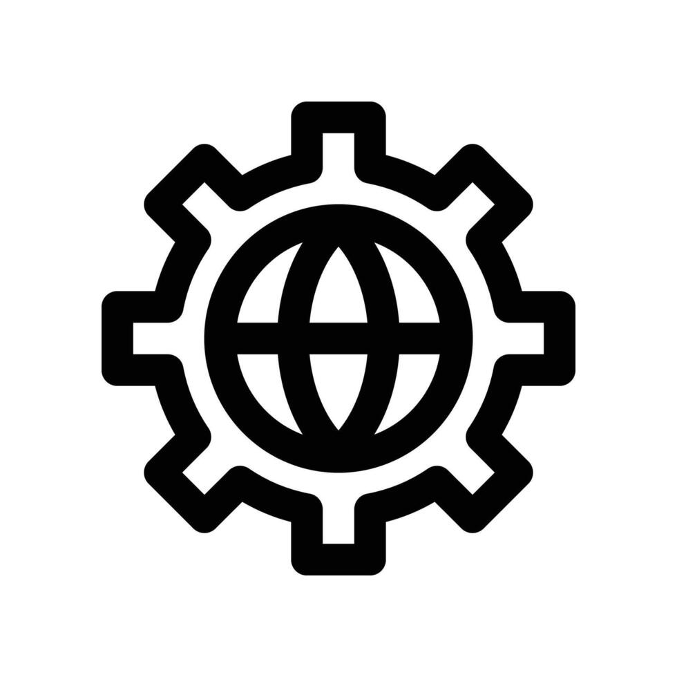 domain icon. line icon for your website, mobile, presentation, and logo design. vector