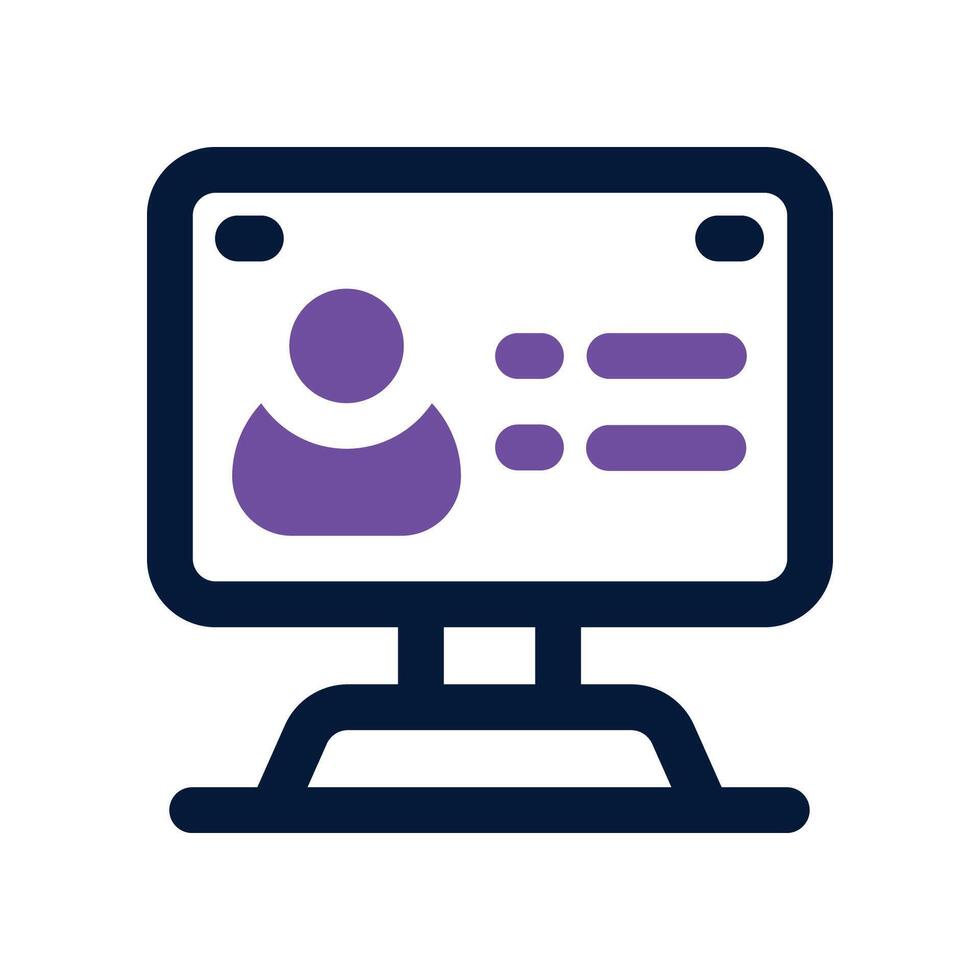 login icon. dual tone icon for your website, mobile, presentation, and logo design. vector