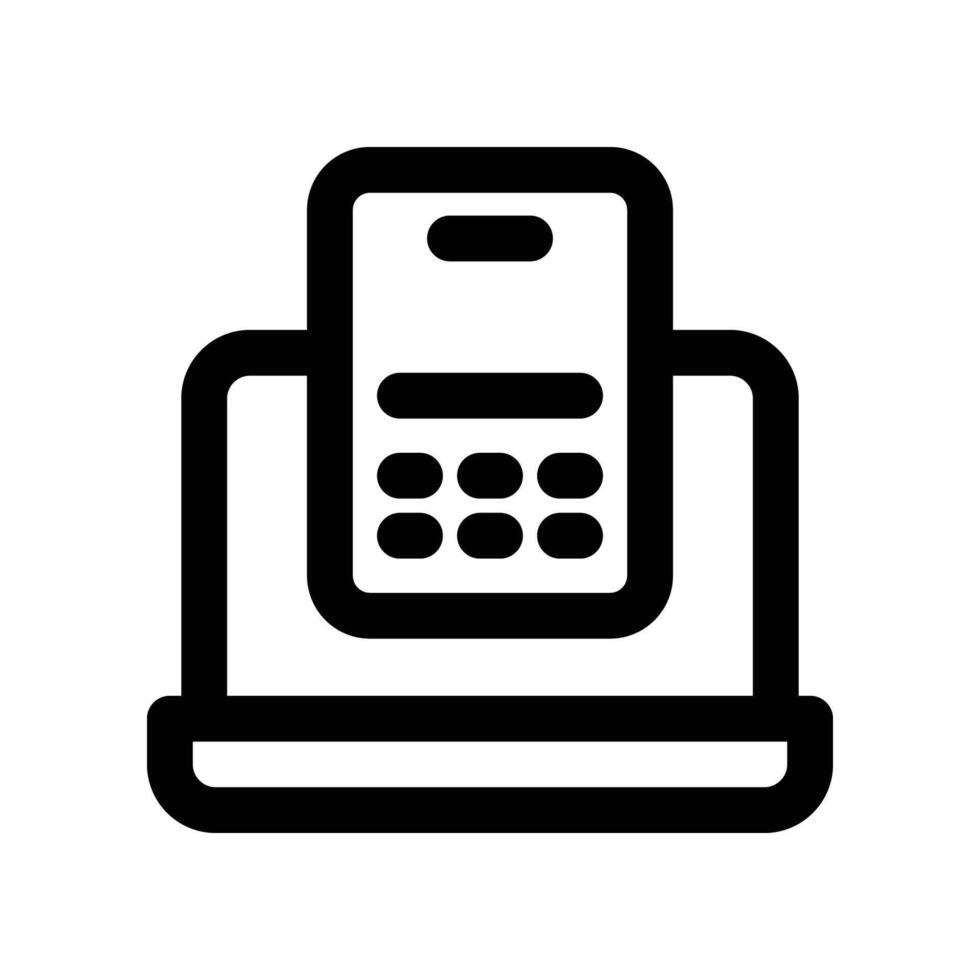 responsive icon. line icon for your website, mobile, presentation, and logo design. vector