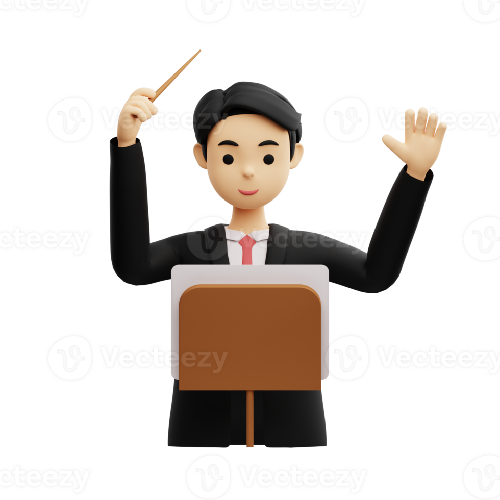 3D Illustration ochestra png