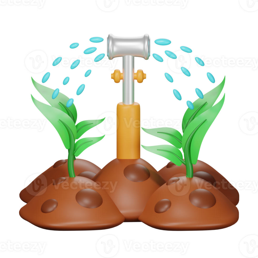3D Illustration irrigation png