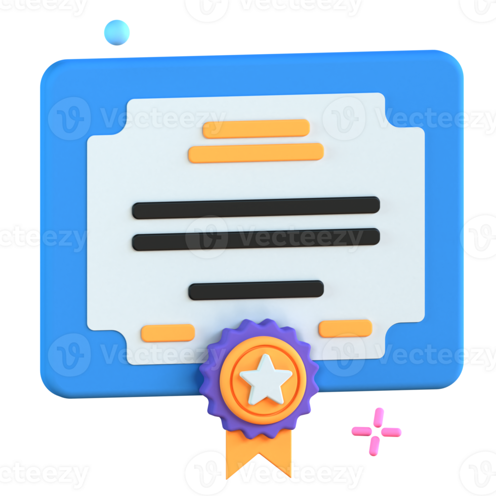 3D Illustration certificate 47235486 PNG 3D Illustration certificate 47235486 PNG