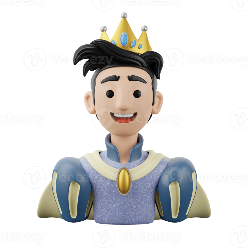 3D Illustration prince png