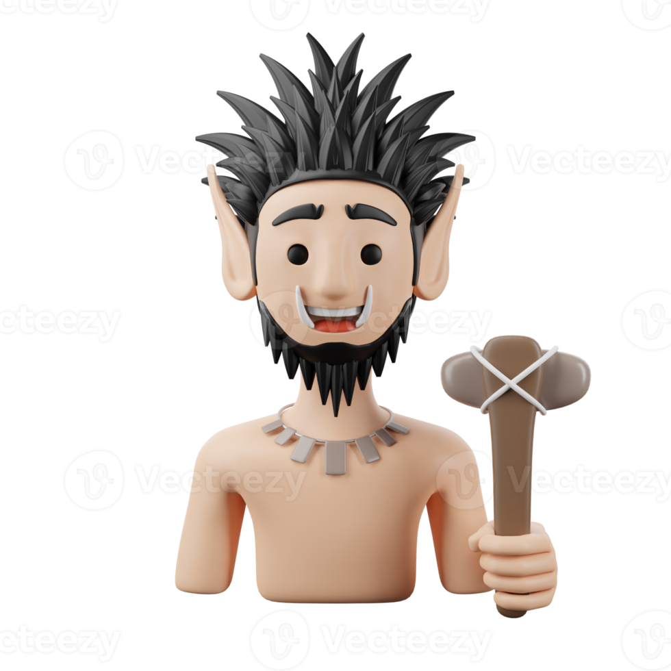 3D Illustration troll png