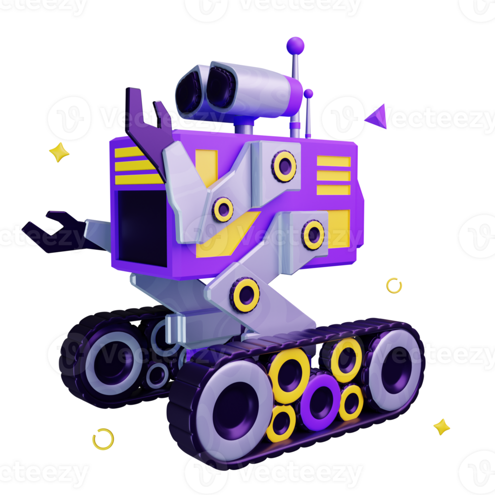 3D Illustration robot png