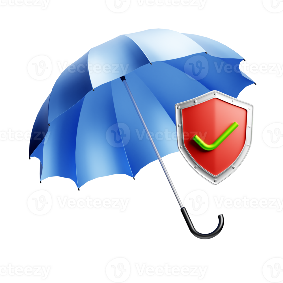 3D Illustration umbrella png