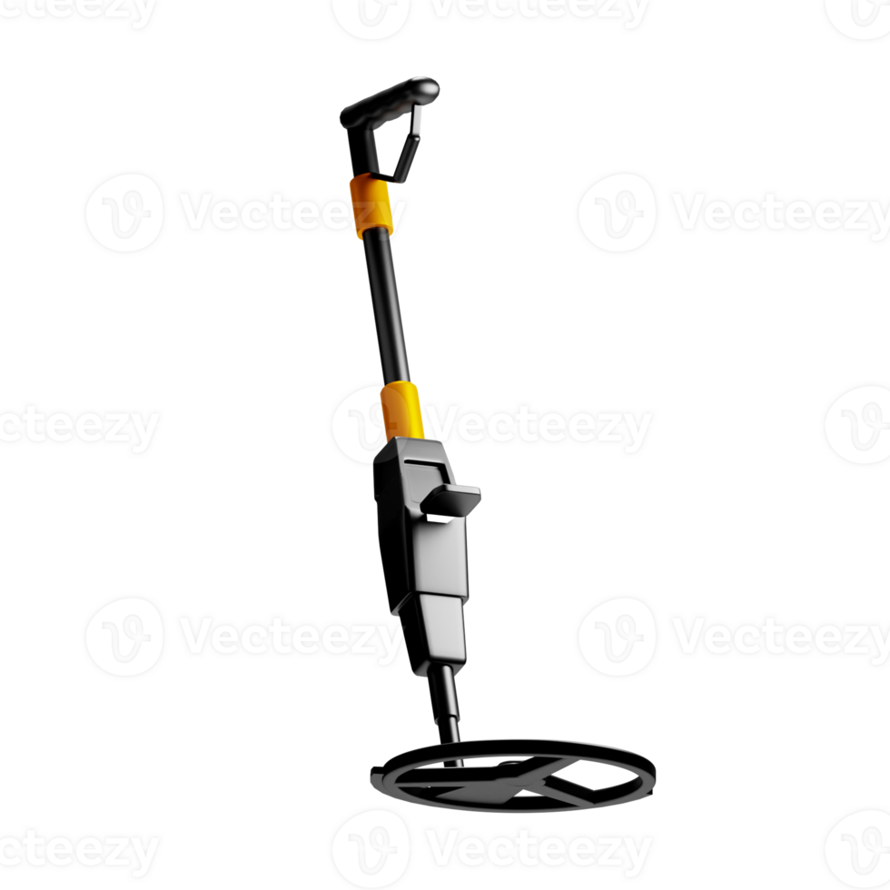 3D Illustration metal detector png