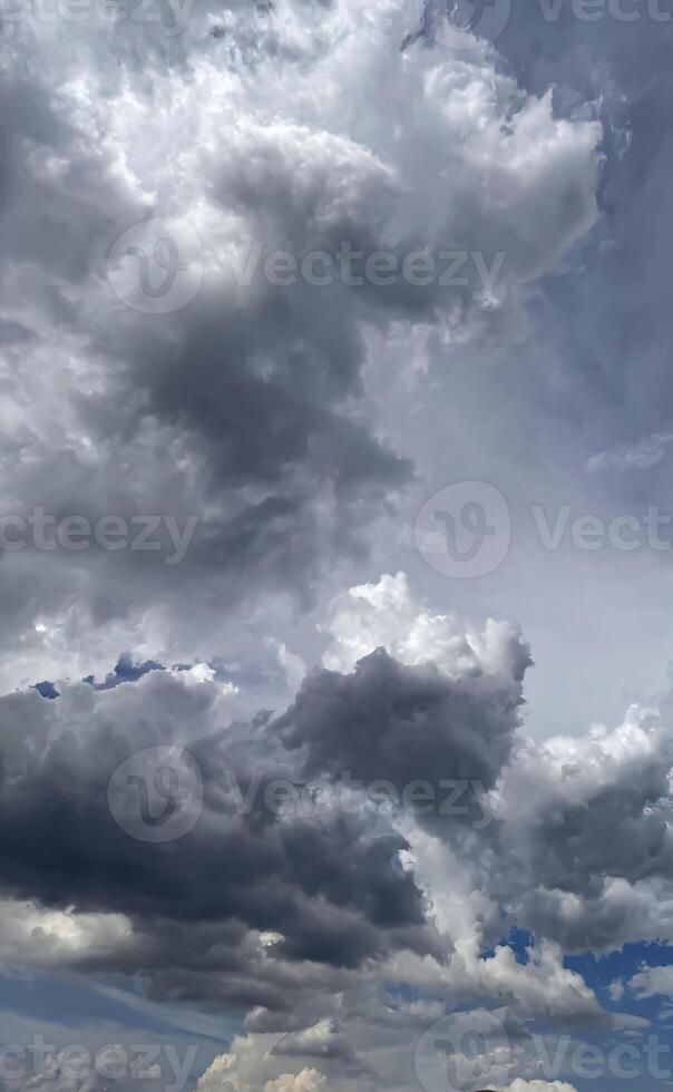 Beautiful form of cumulonimbus clouds blue sky cloud gradient light white background. Beauty clear cloud good for multimedia background content creation photo