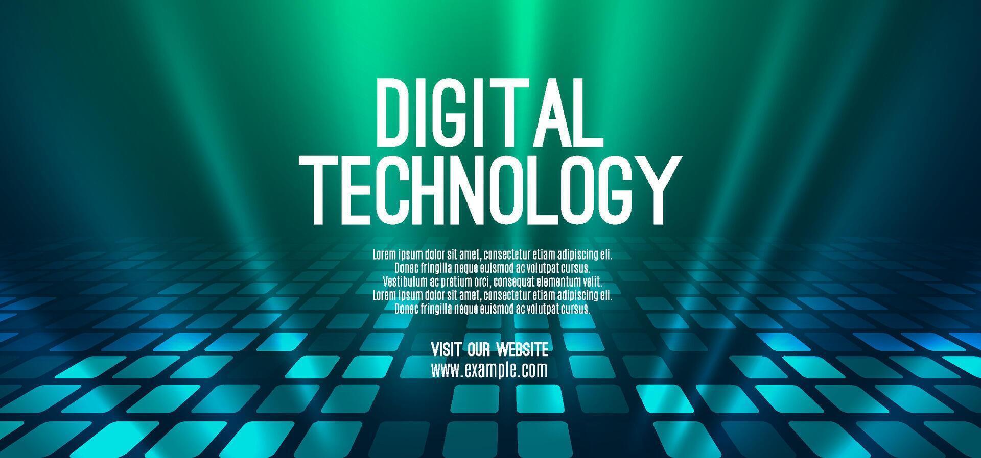 Digital technology speed connect blue green background, cyber nano information, abstract communication, innovation future tech data, internet global network connection, Ai big data, illustration 3d vector