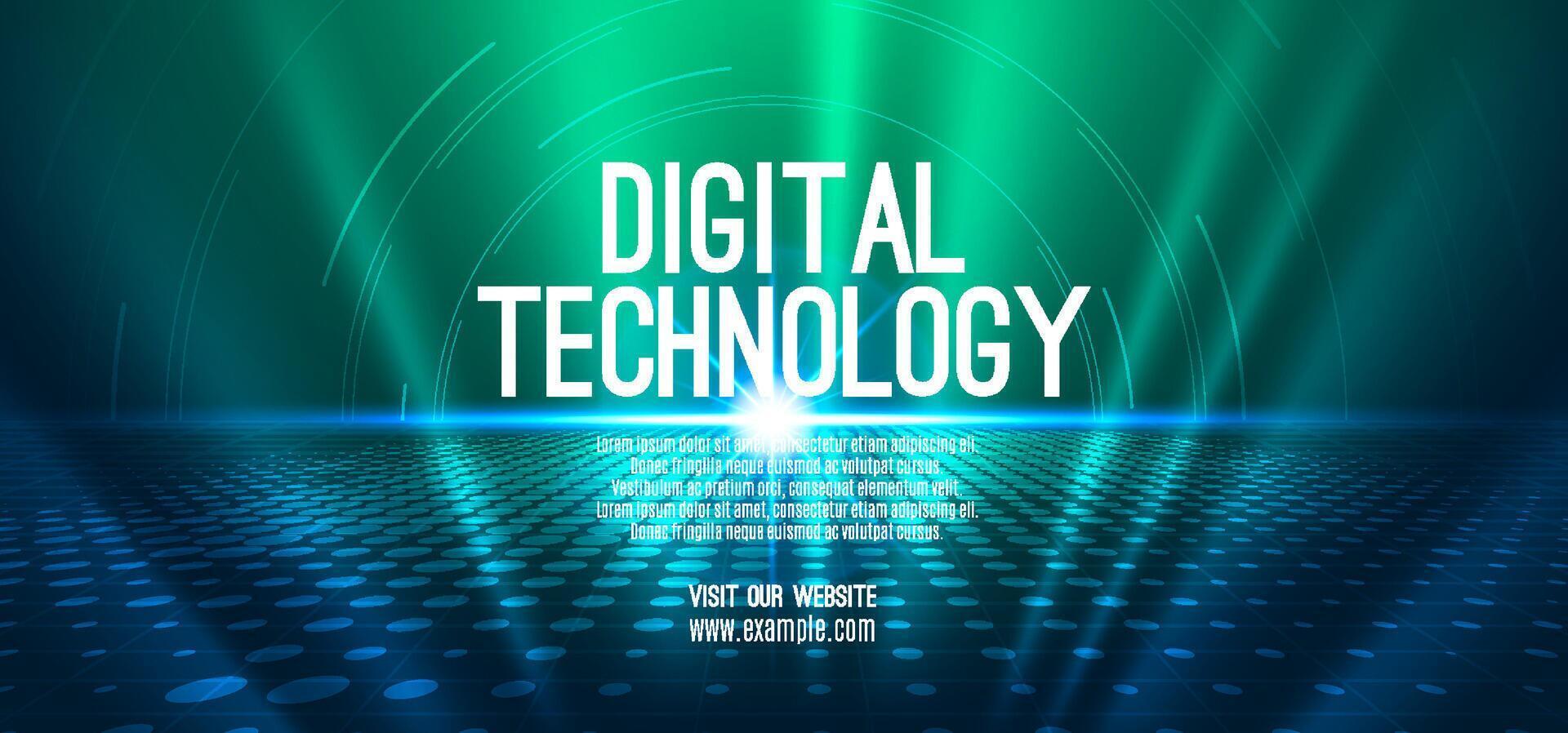 Digital technology speed connect blue green background, cyber nano information, abstract communication, innovation future tech data, internet global network connection, Ai big data, illustration 3d vector