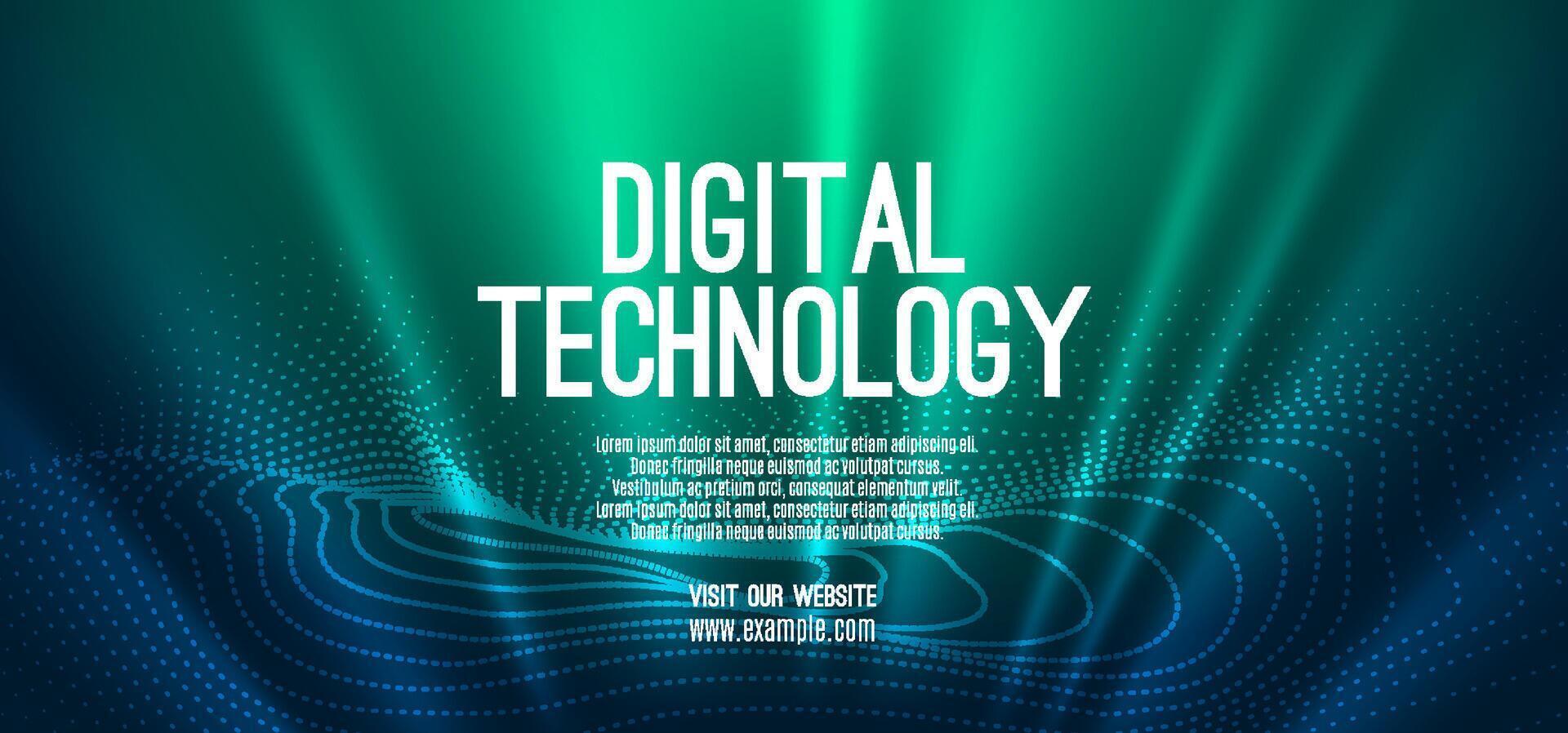 Digital technology speed connect blue green background, cyber nano information, abstract communication, innovation future tech data, internet global network connection, Ai big data, illustration 3d vector
