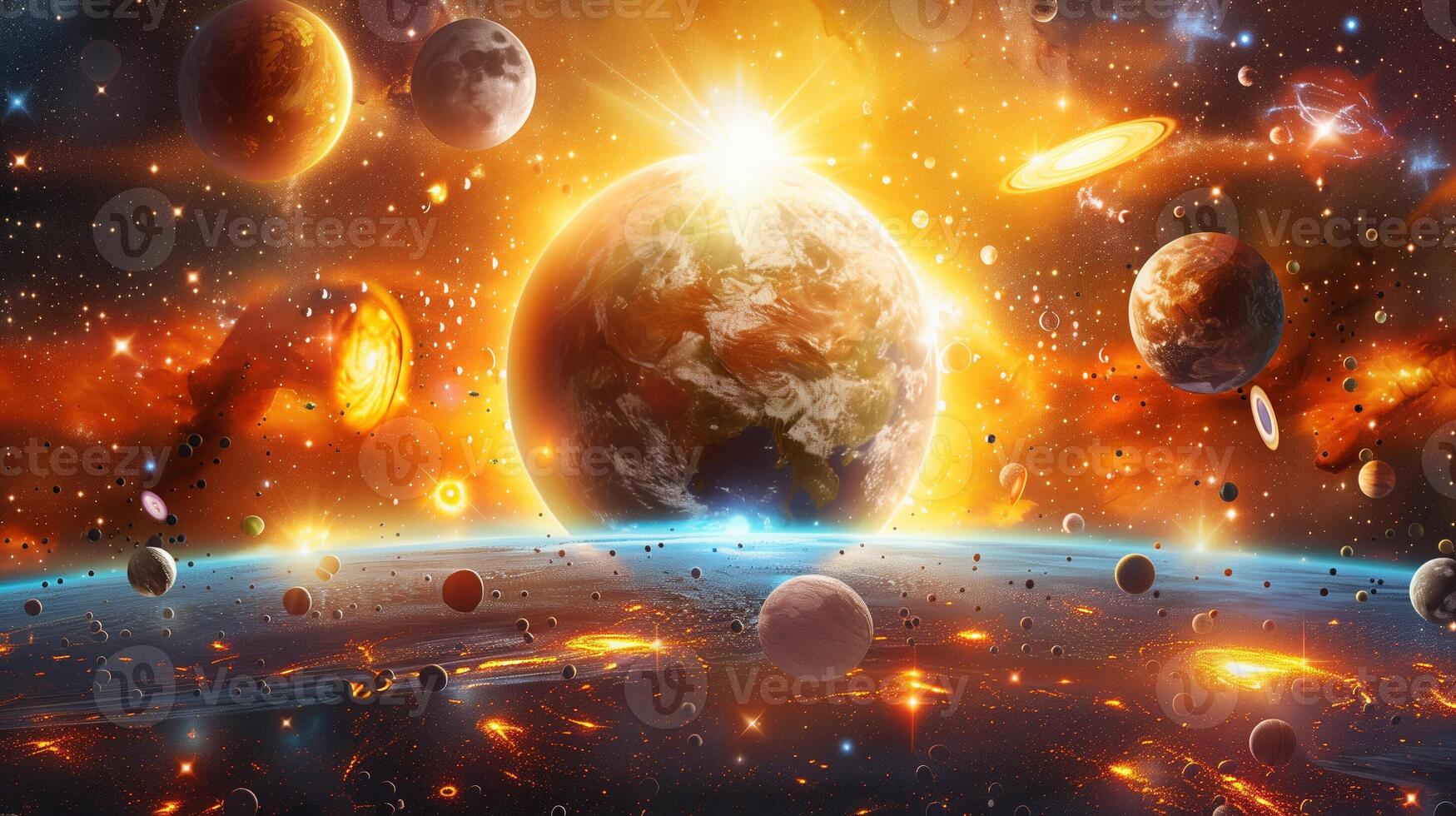 The cosmic symphony of creation photo