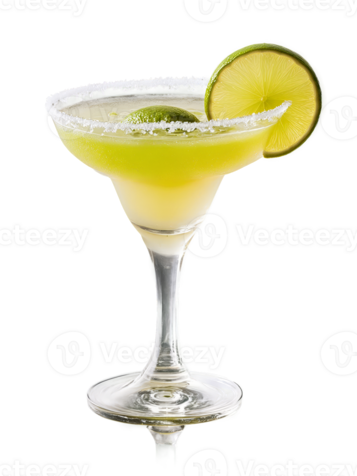 Daiquiri Chilled glass with rum lime and simple syrup garnished with lime wedge classic Cub png