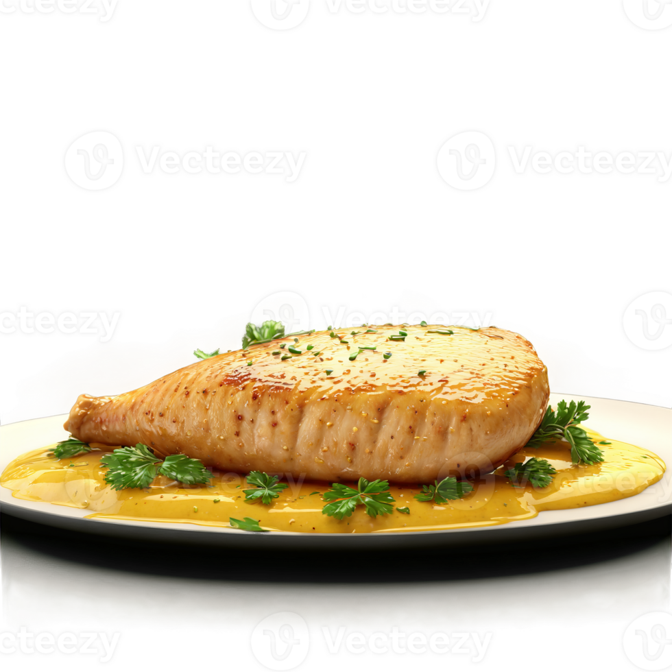 Chicken breast golden pan seared pan sauce drizzling Food and Culinary concept png