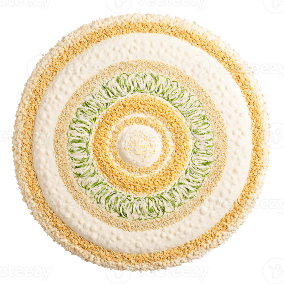 Soy flour mandala a circular design of full fat soy flour defatted soy flour png