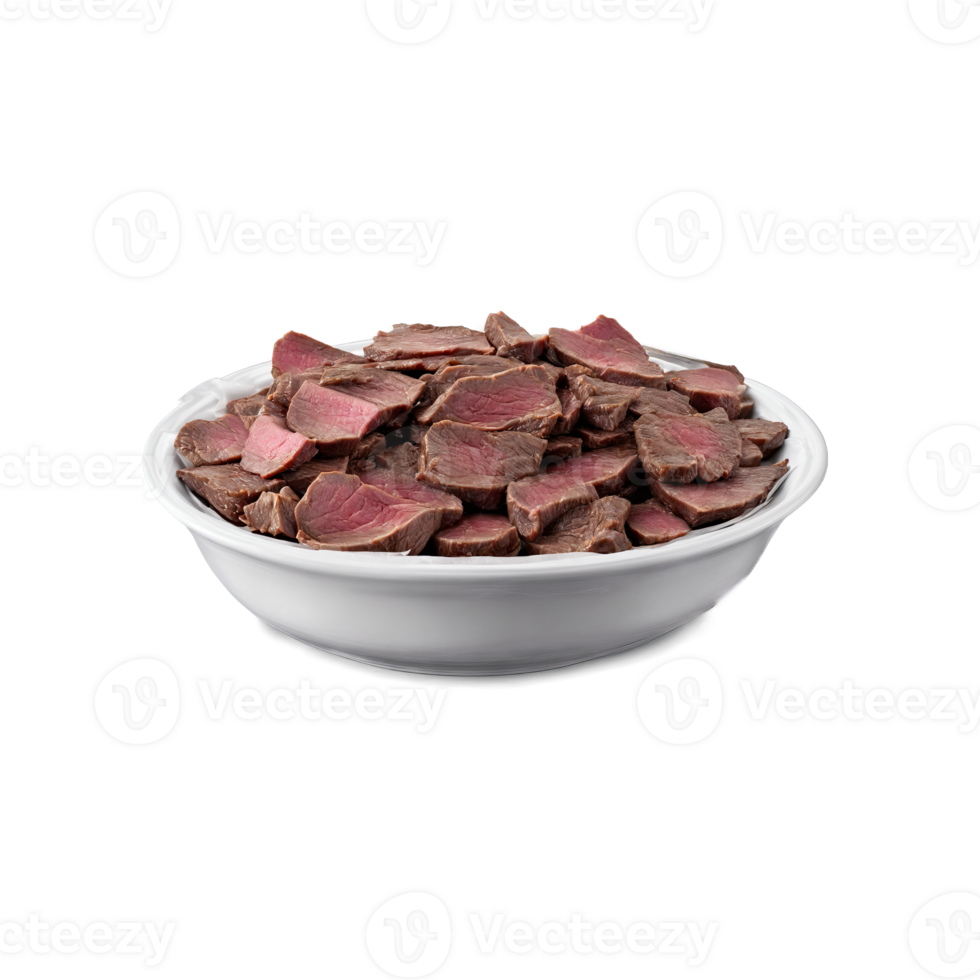 Beef liver with smooth texture sliced floating and steaming Food and culinary concept png