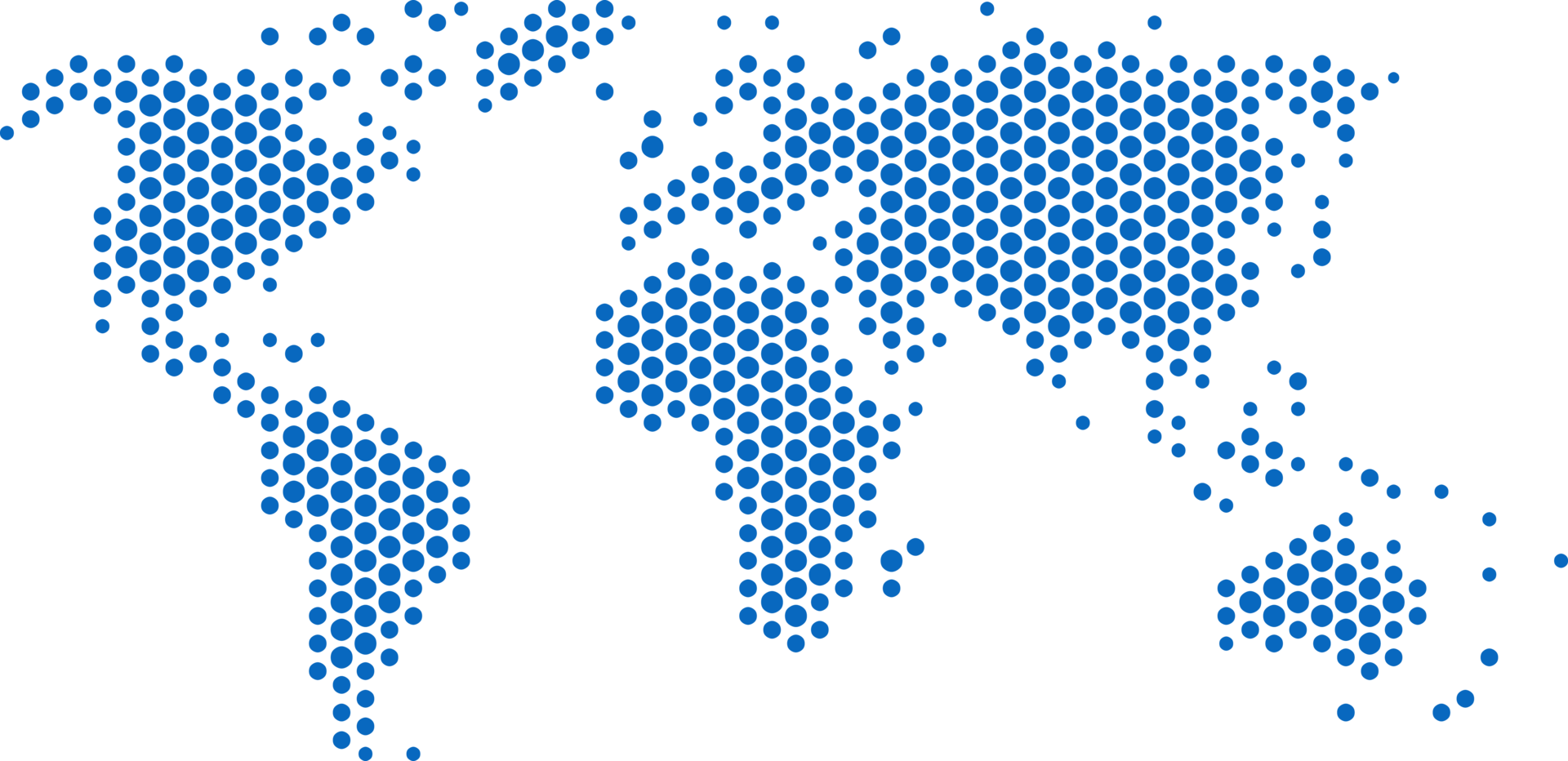 Circle shape world map on transparent background. png