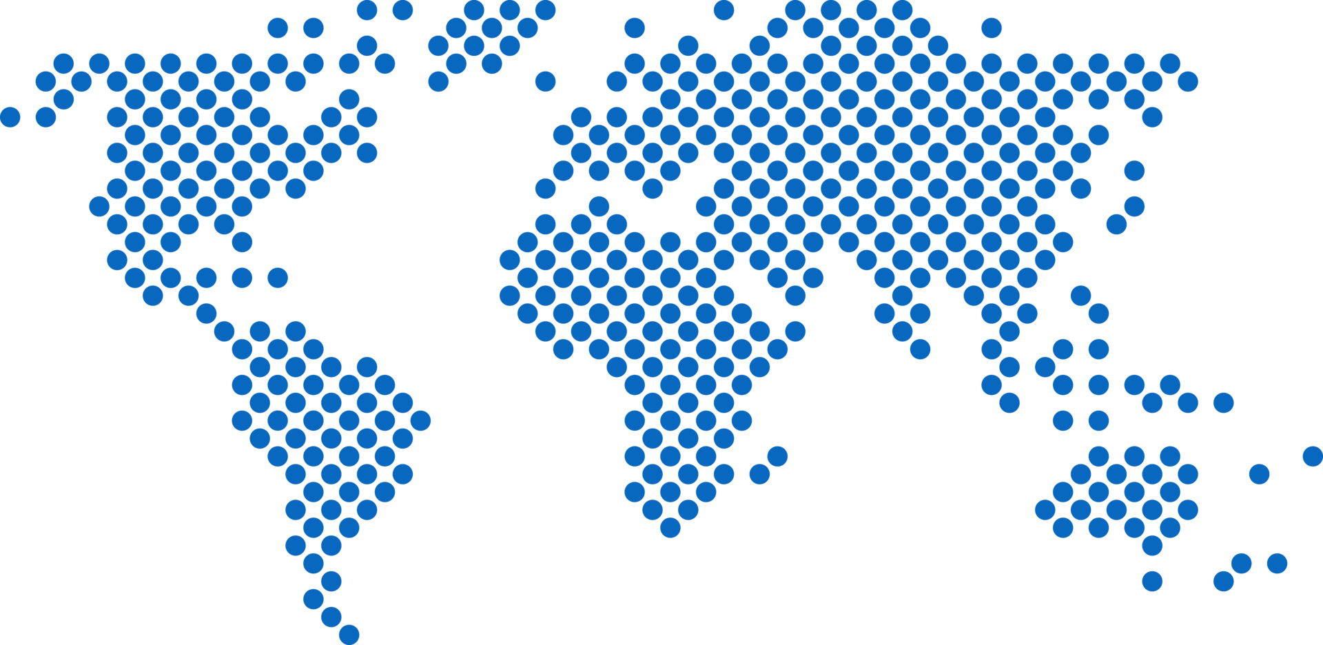 Circle shape world map on white background. png
