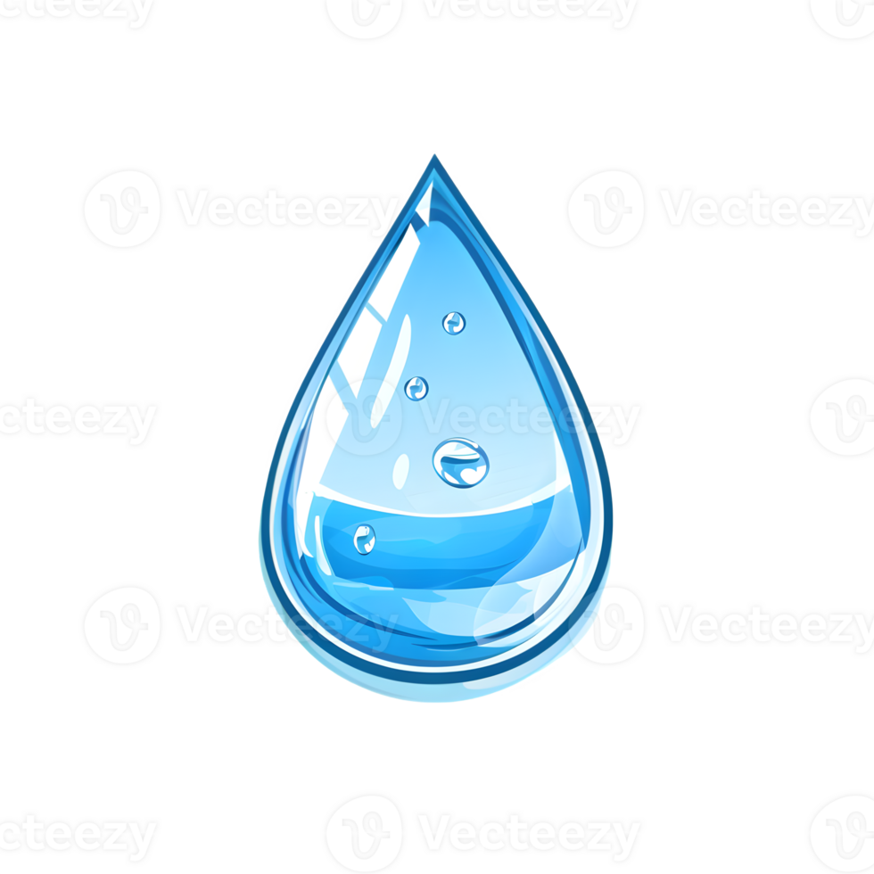 a drop of water on a transparent background png