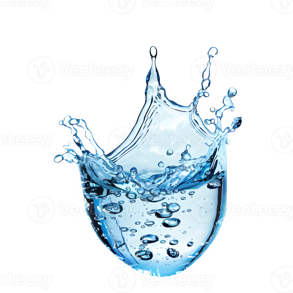 a drop of water on a transparent background png