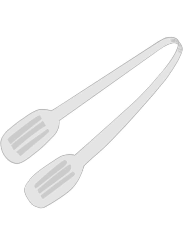 hand drawn illustration of cooking utensils png