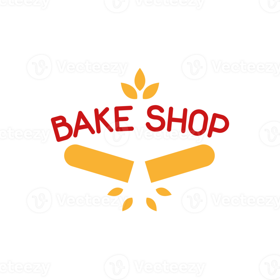 Template Logo Creative Initial Biscuit, crunch, crispy, snack shape concept. Creative Template with color pallet, visual branding, business card and icon. png