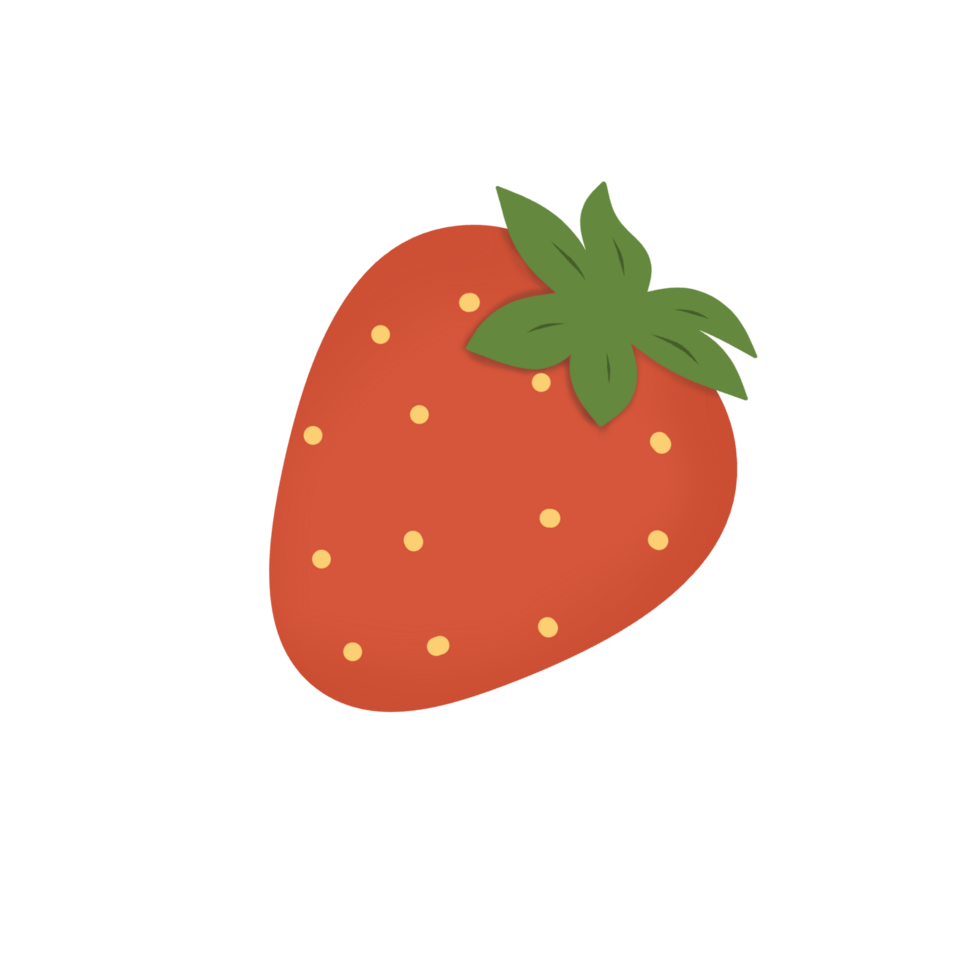 Strawberry isolated illustration element png