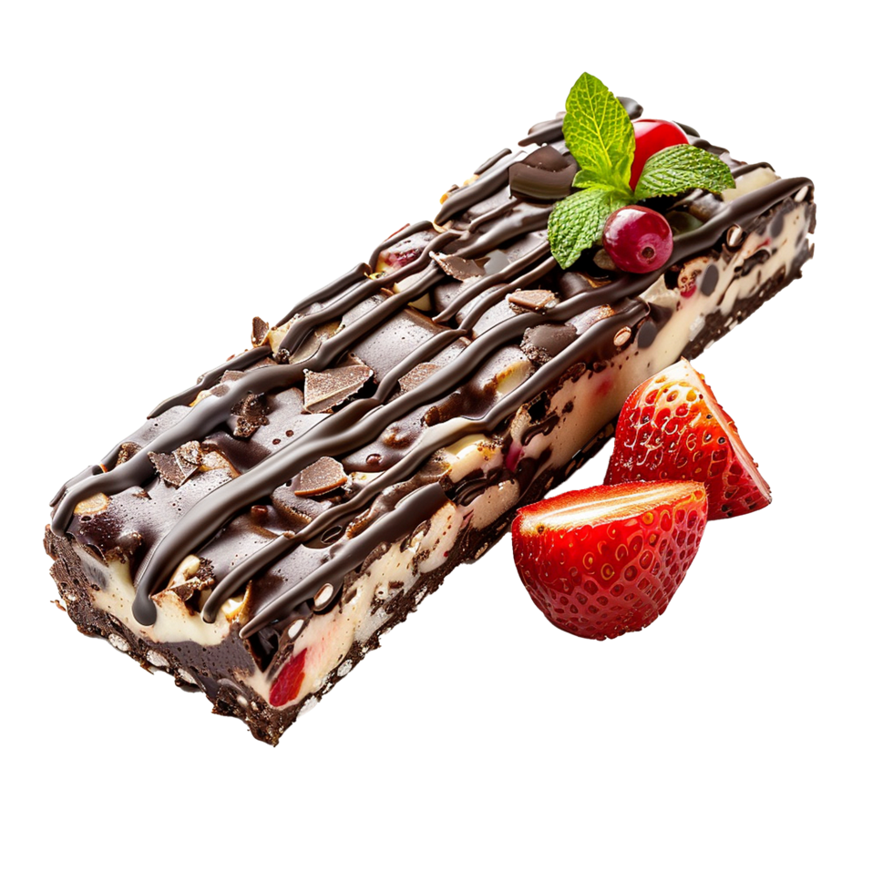 Yummy and delicious doba bars isolated on transparent background png
