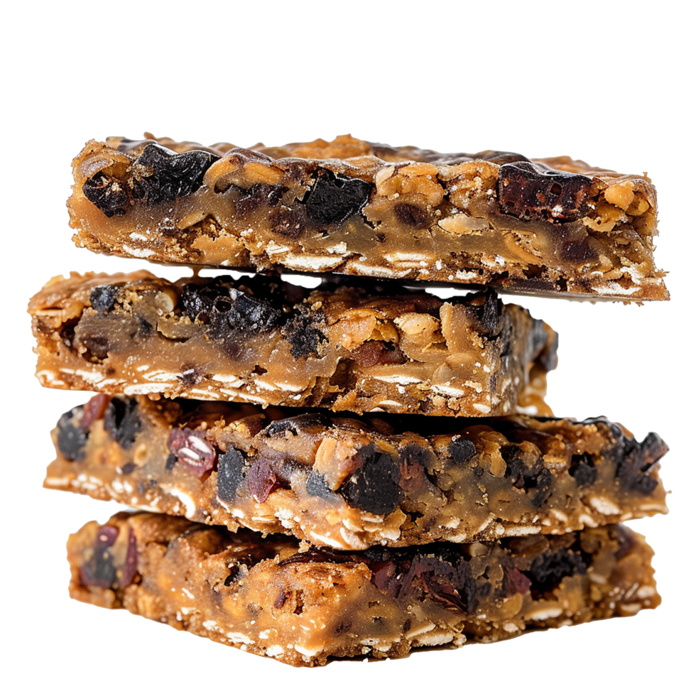 Yummy and delicious doba bars isolated on transparent background png
