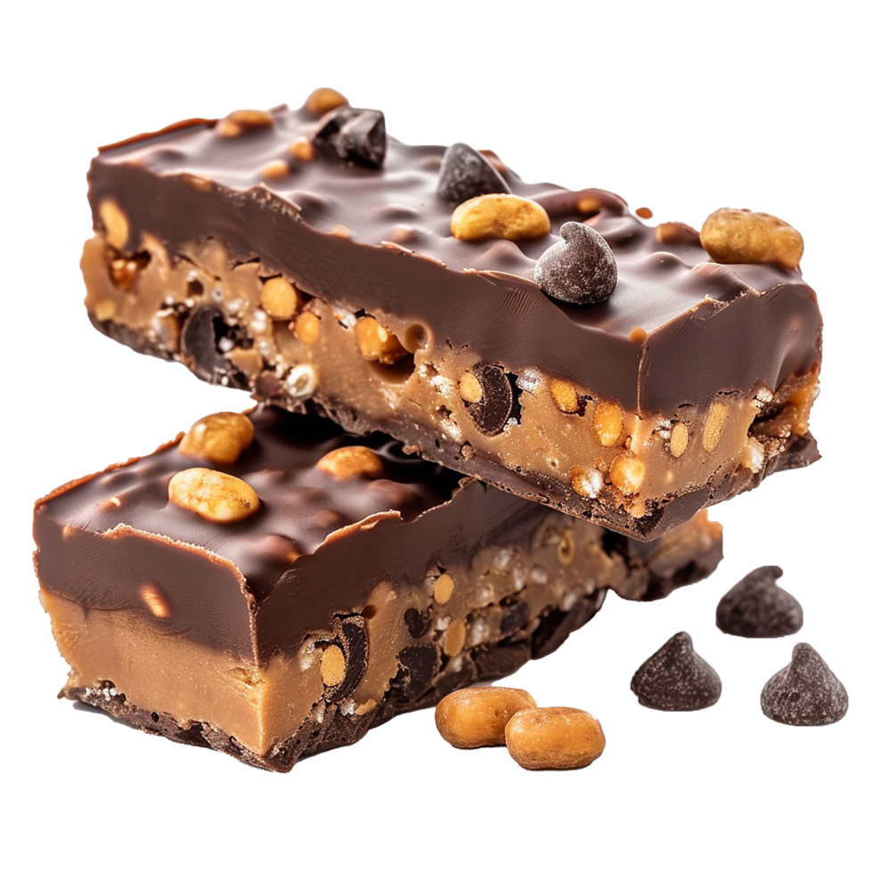 Yummy and delicious doba bars isolated on transparent background png