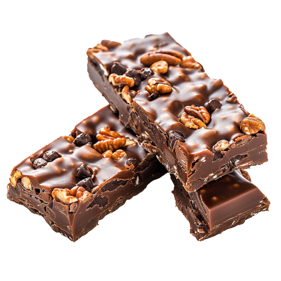 Yummy and delicious doba bars isolated on transparent background png