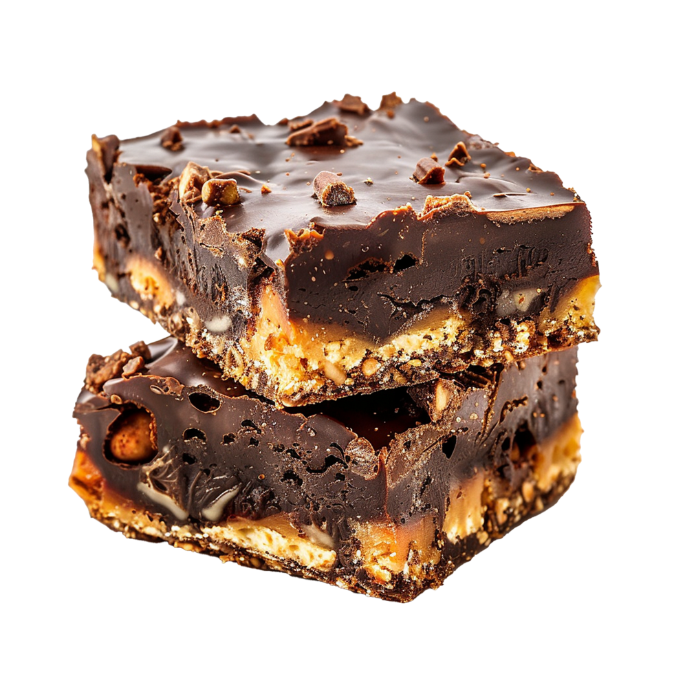 Yummy and delicious doba bars isolated on transparent background png