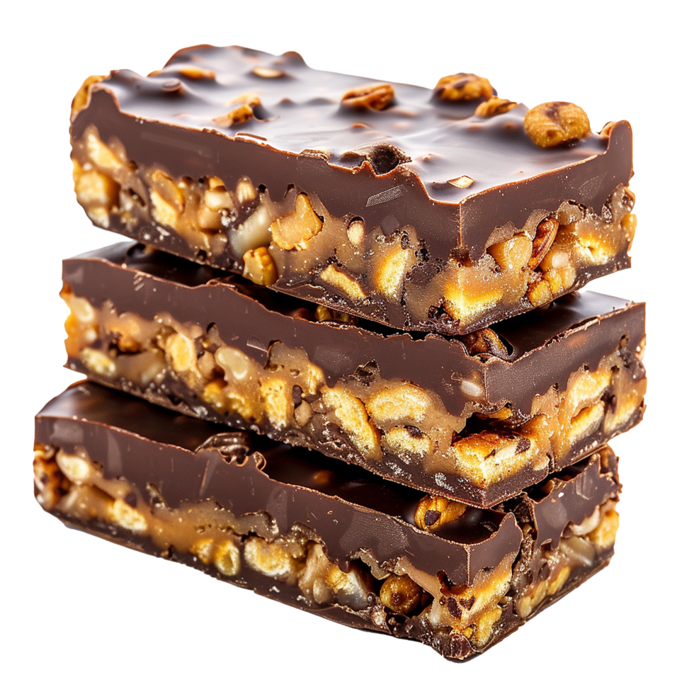 Yummy and delicious doba bars isolated on transparent background png