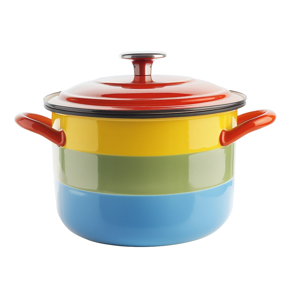 Kitchen pot isolated on transparent background png